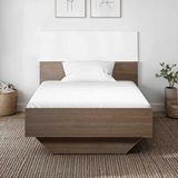 Adore Mobilya Prestij Tek Kişilik Karyola - Noce/beyaz 95x90x195 Cm Kahverengi