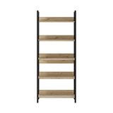 Adore Mobilya Profile Florida Meşe 73x172x35 cm 5 Raflı Kitaplık