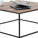 Adore Mobilya Profile Kare Orta Sehpa - Açık Ceviz (tori) 80x42x80 Cm (gxyxd)