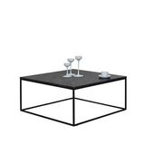 Adore Mobilya Profile Kare Orta Sehpa - Mermer Desenli 80x42x80 Cm (gxyxd)