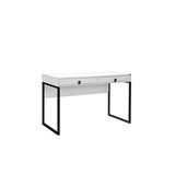 Adore Mobilya Profile Mat Lake Beyaz 120x79x60 cm Çekmeceli Çalışma Masası
