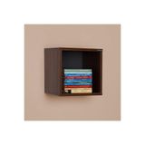 Adore Mobilya Rainbow Genç Odası, Oturma Odası, Yatak Odası, Çok Amaçlı Modern Dekoratif Duvar Rafı, 33 x 33 x 19 cm (Genişlik x Yükseklik x Derinlik) (Ceviz)