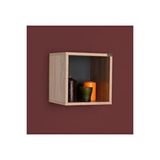 Adore Mobilya Rainbow Sonoma 33 x 33 x 19 cm Genç Odası Duvar Rafı