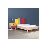 adore mobilya Rainbow Tek Kişilik Karyola-Sonoma-Renkli 105X106X206 cm (Gxyxd)