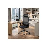 Adore Mobilya Reflex-S Full Ergonomic Yönetici ve Çalışma Koltuğu File Kumaş - Siyah 66 x 124-134 x -74 cm