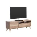 Adore Mobilya Retro Wide Tv Sehpası - Açık Ceviz (Tori) 150x53x40 cm (GxYxD)