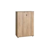 Adore Mobilya Rio 3 Raflı Kapaklı Kitaplık-açık Ceviz(tori) 72x109x34 Cm (gxyxd)