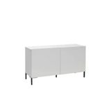 Adore Mobilya Roma Mat Lake Beyaz 2 Kapaklı Modüler 120x70x43 cm TV Ünitesi