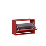 Adore Mobilya Step Oturaklı Ayakkabılık-kırmızı 60x42x30 Cm (gxyxd)