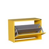 Adore Mobilya Step Oturaklı Ayakkabılık-sarı 60x42x30 Cm (gxyxd)