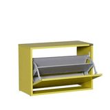 Adore Mobilya Step Oturaklı Ayakkabılık-Yeşil 60x42x30 cm (GxYxD)