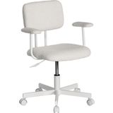 Adore Mobilya Teddy Ofis ve Çalışma Sandalyesi-Beyaz 64x74-83x63 cm