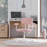 adore mobilya Teddy Ofis ve Çalışma Sandalyesi-Pembe 64 x 74-83 x 63 cm