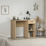 Adore Mobilya Trendline Florida Meşe 90x75x52 cm Çekmeceli Çalışma Masası