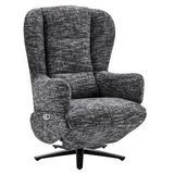 Adore Mobilya Trendy Baba ve Dinlenme Koltuğu - Otomatik Kontrol Koyu Gri 78X112X88 cm