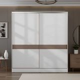 Adore Mobilya Vizon Zebra 207x223x60 cm Milano Sürgülü Gardırop
