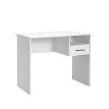 Adore Mobilya White Çekmeceli Çalışma Masası -mat Beyaz 90x75x52 Cm (gxyxd)