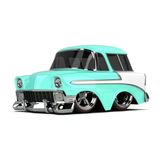 Adore Oyuncak Cartuned S2 1956 Chevy Nomad - Mavi Custom Araba Ict530091