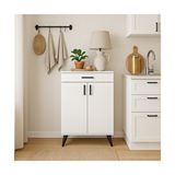 Adore Retro Çok Amaçlı Dolap Beyaz 69x103x34