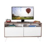 Adore Retro Slide Tv Sehpası Latte Diamond Beyaz