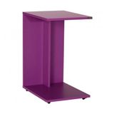 Adore SHP-09-MR-1 Çok Amaçlı Tekerlekli Mor C Sehpa