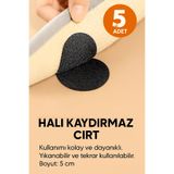 adornazzle 5 Adet Halı Kilim Sabitleyici, Koltuk Örtüsü Sabitleyici, Kaydırmaz Yapışkanlı Cırt Bant