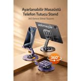 adornazzle Ayarlanabilir Masaüstü Telefon Tutucu Stand, Metal Telefon Tutucu, 360 Derece Döner Tasarım