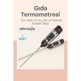 adornazzle Gıda Termometresi, Digital Gıda Isı Ölçer Termometre, Dijital Isı Ölçer