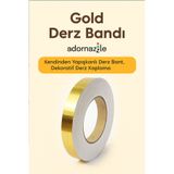 adornazzle Gold Derz Bandı, Kendinden Yapışkanlı Derz Bant, Dekoratif Derz Kaplama