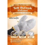 adornazzle Mutfak İçin Telli Bulaşık Eldiveni, Su Geçirmez, Çizmez, Güçlü Ovma Temizlik Eldiveni