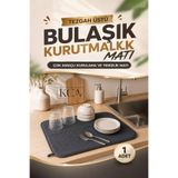 adornazzle Tezgah Üstü Bulaşık Kurutmalık Matı, Mikrofiber Bulaşık Kurulama Matı, Çok Amaçlı Kurulama ve Temizlik Bezi