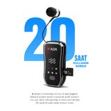ADR Phone Accessories ADR X-300 Makaralı Bluetooth 5.4 Kulaklık Titreşimli LED Ekranlı Hafıza Kartlı Klipsli 20 Saat Konuşma Süresi