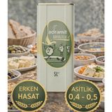 Adramit Kahvaltılık Natürel Sızma Zeytinyağı 5 L Teneke | 2025-2026 Hasadı | Filtresiz | Asit 0,3-0,4 - 5 lt