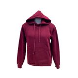 adresinizeteslim Kapüşonlu, kanguru cepli sweatshirt Bordo M