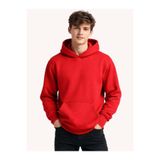 adresinizeteslim Kapüşonlu, kanguru cepli sweatshirt,Kırmızı XL