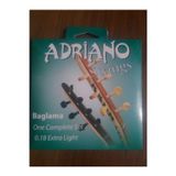 Adriano Adrıano 2 Paket Adriano Kısa Sap (0.18)Bağlama Teli-Mızrap Hediyeli