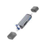 Ads-28 6ın1 Otg Card Reader- Lightning Apple, Iphone& Ipad İçin, Usb 3.0 To Type C Sd/tf Kart Okuyucu