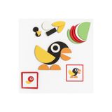 ADS TOYS Ahşap Eğitici Öğretici Sevimli Hayvan Tangramı (29 Parça - 1 Adet Kart Destesi)