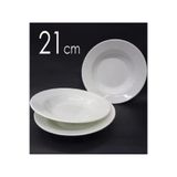 ADT Kırılmaz 21 cm Çukur Yemek Tabağı Darbelere Dayanıklı Ömürlük Melamin Tabak ( 6 Adet )