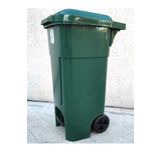 ADT VİOLET Konteyneri 60 Litre Büyükboy Ayak Pedallı Kova Kapaklı Tekerlekli Seyyar Çöp Arabası YEŞİL
