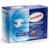 Adulped Emici Külot Hasta Bezi - Yüksek Emicili Hasta ve Yetişkin Bezi x Large 30'lu Paket - XL