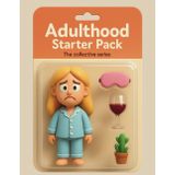 Adulthood Starter Pack – The Notebook Edition: A Funny Lined Journal for Adults | 8.5 x 11 Inches | 100 Pages for Writing, Venting, Overthinking & Existential Crises | Adulting Survival Kit Notebook