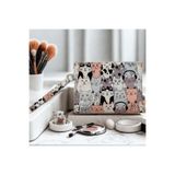ADUŞKA Su Geçirmez Iç Astarlı Clutch Ve Makyaj Çantası