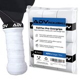 ADV Pickleball Kavrama Bandı - 6'lı Paket Dayanıklı Pickleball Overgrip - Ter Emici Pickleball Kavrama Overgrips - Kuru ve Rahat FeltTac Pickleball Kürek Kavrama Bandı - Kullanımı ve Kurulumu Kolay -