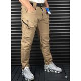 ADV Store Unısex Softshell Su Dayanıklı ve Rüzgar Geçirmez Içi Polarlı Kışlık Taktik Pantolon - 2XL - Bej