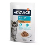 Advance Cat Kitten Chicken Pouch 85 gr Yaş Mama