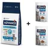 Advance Hindili Kısırlaştırılmış Kedi Maması 15 kg + 2 Adet Advance Hindili Kısır Kedi Pouch Yaş Maması 85 gr