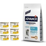 Advance Kitten 1.5 kg Tavuklu Yavru Kedi Maması + Gourmet 85 gr Karışık Konserve