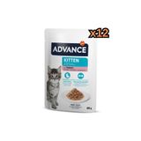 Advance Kitten Hindili Yavru Kedi Yaş Maması 12x85gr