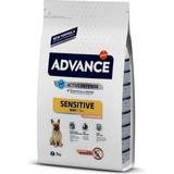 Advance Mini Sensitive Somonlu Köpek Maması 3 kg Küçük Irklar İçin Özel Formül